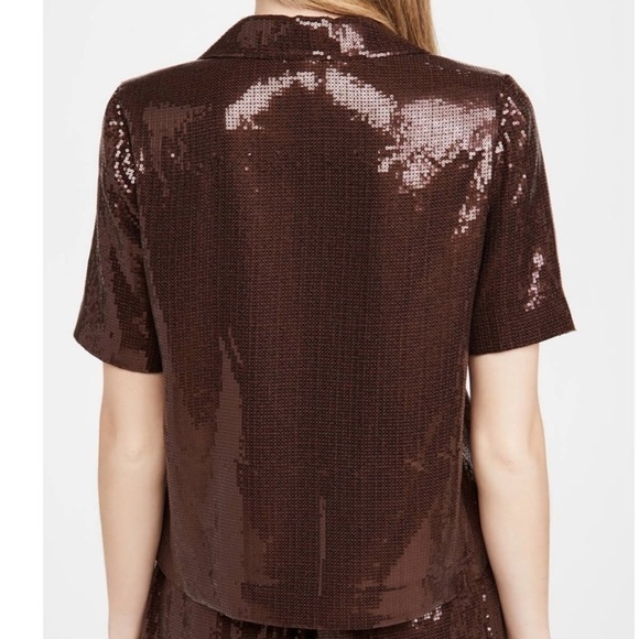 Staud Carey Metallic Top - Picture 2 of 11